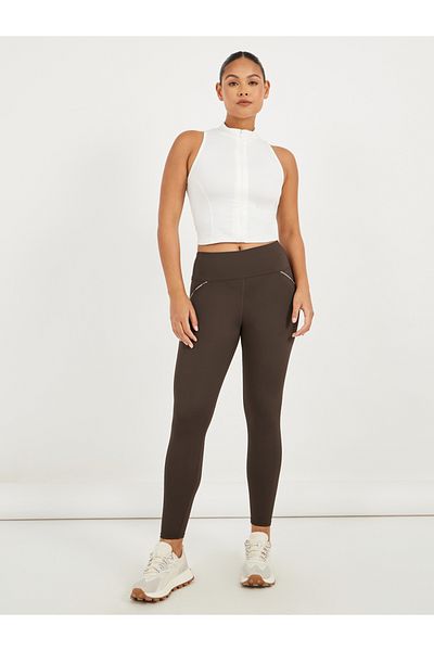 Styli Contrast Piping Detail Leggings