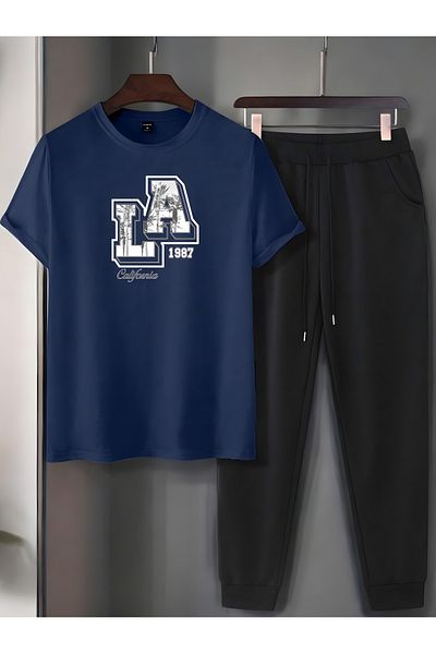 uyguntarz Set de trening unisex cu imprimeu Los Angles