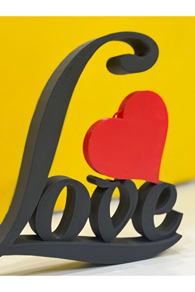 Dekoratif Love Kalp Biblo