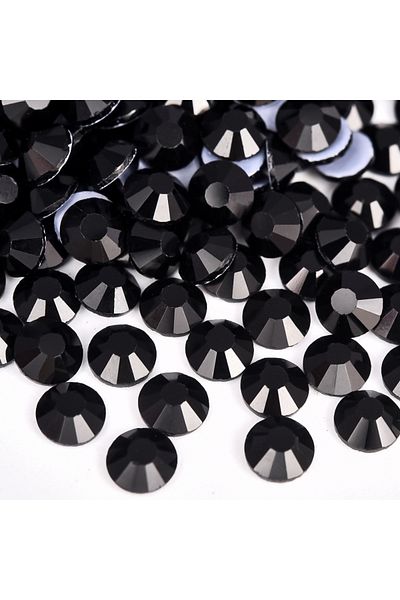 Gymo Κρυστάλλινη πέτρα SS16 (3,8-4mm) Μαύρη (720 τεμάχια) με έξι επίπεδα σιδεράκια που κολλάνε με κορυφαία ποιότητα