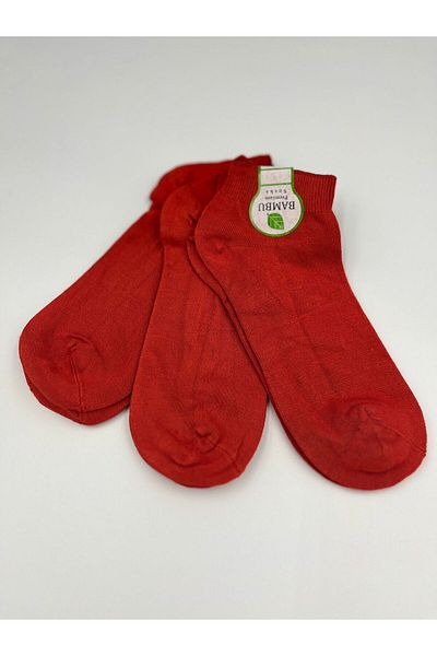 B Beşiroğlu Since 1980 3 Pairs Women's Seamless Pastel Color Bamboo Booties Short Socks Cool Feel No Smell Like No
