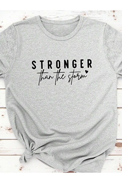 Deocept Футболка з принтом з великою горловиною для екіпажу в стилі унісекс