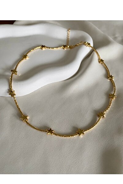 gaila design Yıldız Charmlı Choker Kolye