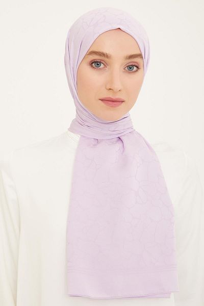 Armine Şal Safir Jacquard - AT1SFR - 24 - Liliac