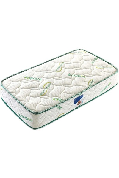 POOLY Bamboo Bebek Yatağı 60 X 90 Cm Soft Lüks Ortopedik Bebek Yatağı Beşik Y...