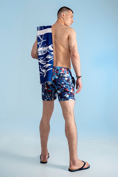 redowl Πετσέτα θαλάσσης 75x150cm με μοτίβο πανιών