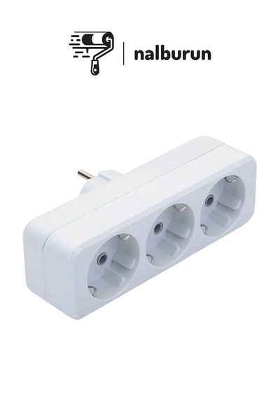 Nalburun Triple Grounded Golyat Triple Socket Coupler