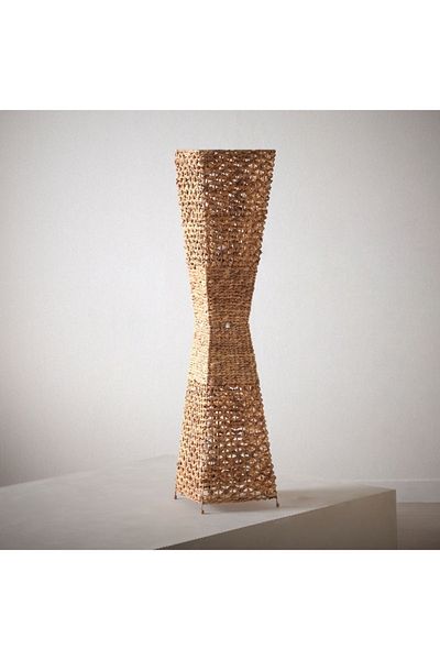 Home Box مصباح أرضي طبيعي مع كابل وE27 - 29x130 سم