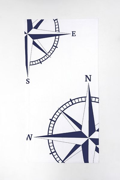 redowl Beach Towel - Direction Patterned