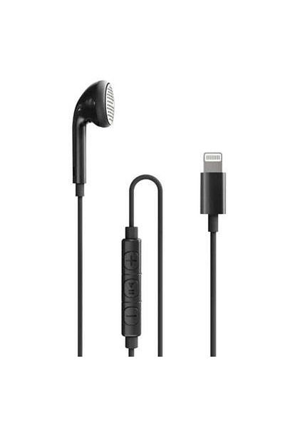 RavPower Mono Earphone with Lightning Plug & In-Line Remote, 1.2M Cable Length, Black