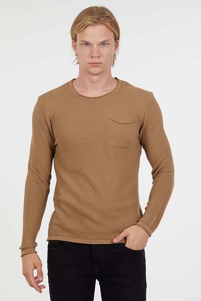redowl Pocket Detailed Crew Neck Knitwear Sweater
