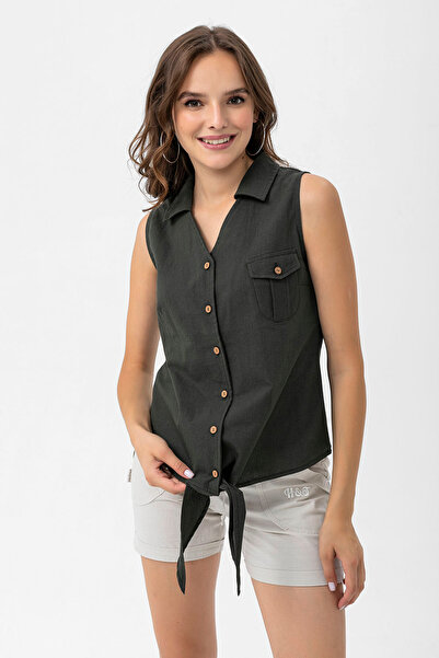 Heaven Ephesus Women's Front Tie Shirt