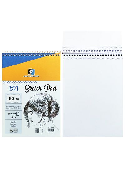 ACUTO Alex Schoeller Spiral A5 40 Yp Sketchbook Charcoal Drawing Set Sketching Set Graduated Pencil Set