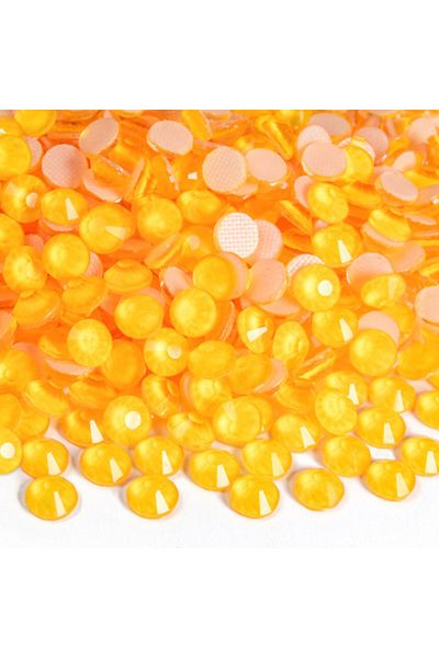 Gymo Κρυστάλλινη πέτρα SS16 (3,8-4mm) Πορτοκαλί νέον (720 τεμάχια) με έξι επίπεδα σιδεράκια που κολλάνε με κορυφαία ποιότητα