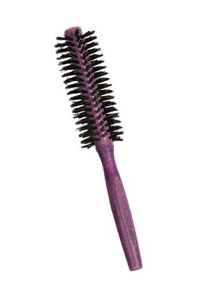 Trina Lavender 02 Model Wooden Handle Blow Dry Brush