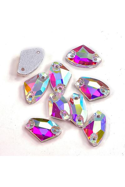 Gymo Κρυστάλλινη πέτρα AX Σχήμα 12*19mm Crystal AB (28 τεμάχια)