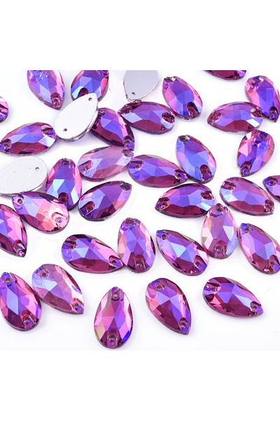 Gymo P43 Light Amethyst AB - 10,5*18mm ίσια τρύπα Premium ποιότητας κρυστάλλινη πέτρα σταγόνα