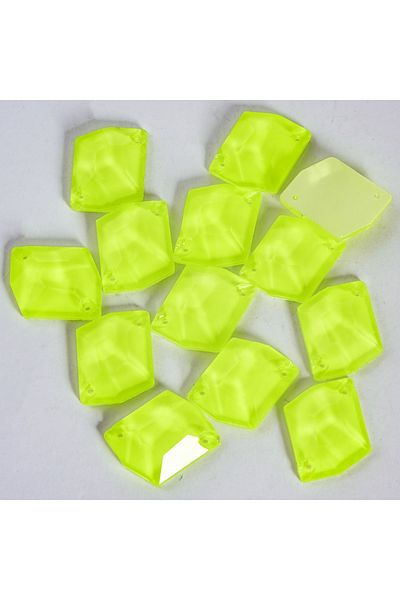Gymo Κρυστάλλινη πέτρα Cosmic 10*14mm N04 Citrine Neon (36 τεμ.)