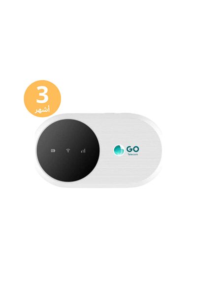 Go Mifi Router 4G with 3 Month Infinite Subscription - White E5577-320-A-3