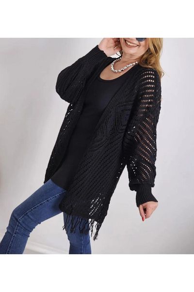 Noa Noa Tasseled Short Cardigan