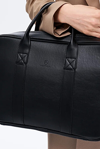 MORCA منظم ماك بوك أسود - حقيبة كمبيوتر محمول مقاس 13 بوصة و14 بوصة