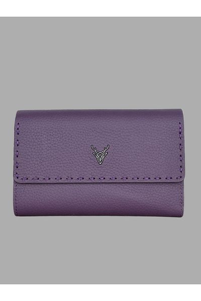Ahıska Deri Ahıska Saraç Stitched Women's Leather Wallet 9708