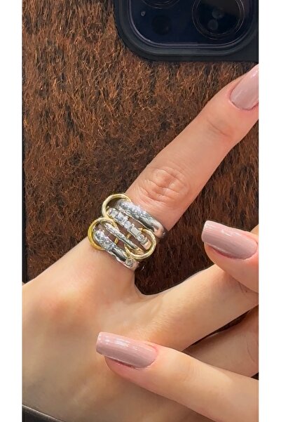 Opia JEWELRY - Sarmal Model Tasarım Çelik Yüzük VIP
