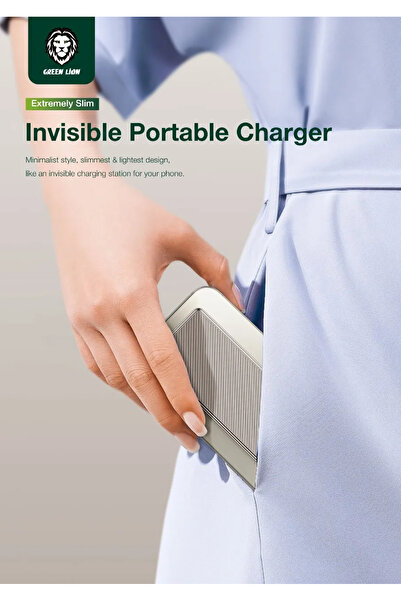 Green Lion باور بانك ميلتون 5000 مللي أمبير - تيتانيوم