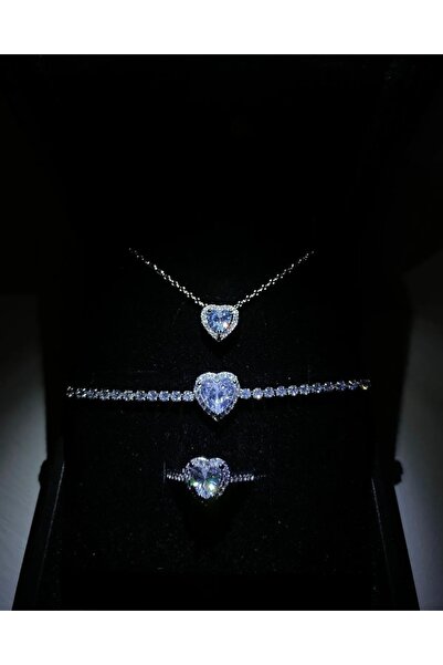 ZAHAP GOLD mini ışıklı kutuda 3lu set sevgiler günü hediyesi