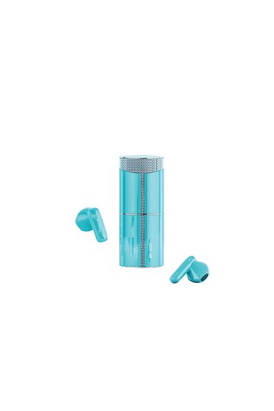 Green Lion Lipstick True Wireless Earbuds - Blue