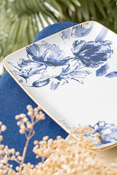 Home Acar Freesia Ordöv Kayık Tabak - 32 cm