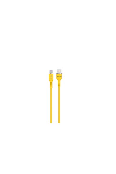 Green Lion كابل سيليكون USB-A إلى USB-C - أصفر