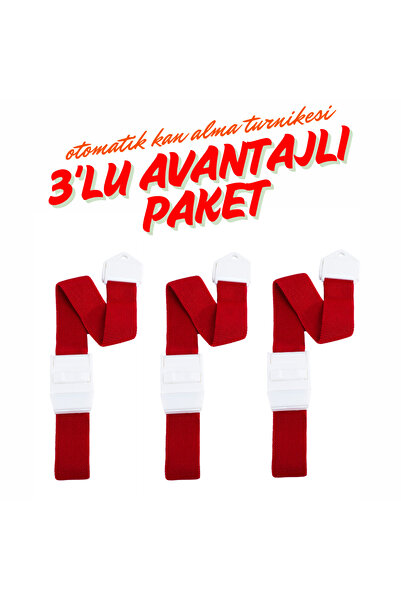 RABIR Otomatik Kan Alma Turnikesi 3 Lü Paket