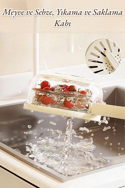 Kitchen Way Fruit Vegetable Pulses Washing and Storage Container Kw-420
