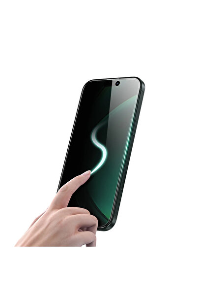 Green Lion زجاج 3D سيليكون بلس لحماية الخصوصية المتقدمة لهاتف آيفون 16 6.1 - ...