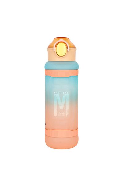 NovaKids Nova Kids Water Bottle 1000ml with Straw- Orange