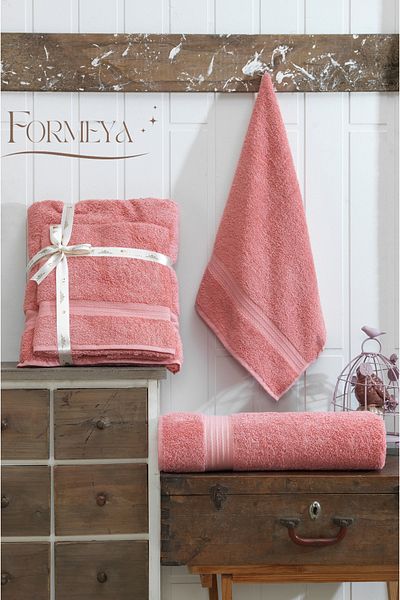 Formeya 2-teiliges Badetuch-Set in Übergröße