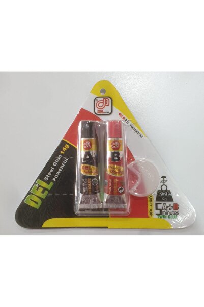 Tuğra Del Glue Ikiz Metal Iran Yapıştırıcı 10'lu Paket Çelik, Demir, Fayans, ...