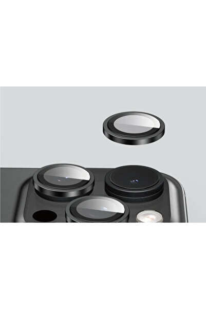 Green Lion عدسة كاميرا عالية الدقة بلس لهاتف آيفون 16 برو/16 بروماكس - أسود ت...