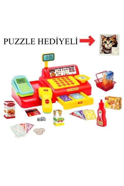Genel Markalar Oyuncak Market Yazar Kasa Seti 40 Parça Kaçmaz