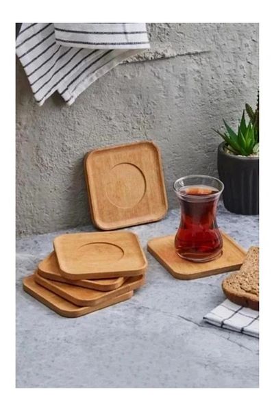 MİEN Mien Bamboo Square Tea Plate Mien-370