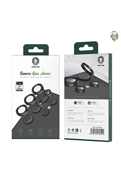 Green Lion واقي عدسة الكاميرا لهاتف Samsung Galaxy S23/S23 Plus - شفاف