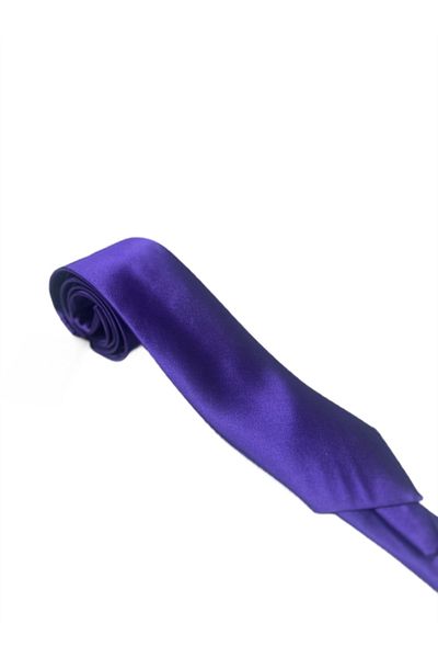 SÜVARİ Thin Cotton Satin Tie