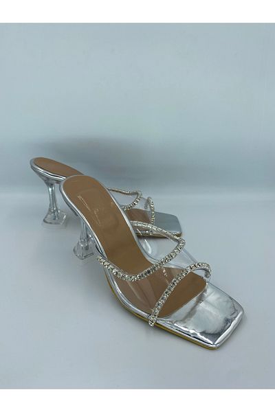 Aslının Butiği Γυναικείες παντόφλες Crystal Stone |   Κομψές και άνετες παντόφλες με τακούνι