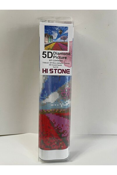 Yapboz Boncuklu Goblen 5d Taşlı Mozaik Elmas Goblen 30 x 30 Tamamı Yuvarlak Boncuklu