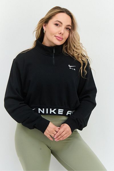 Nike Women Sportswear Fit Long Sleeves Running Sweatshirt, Black