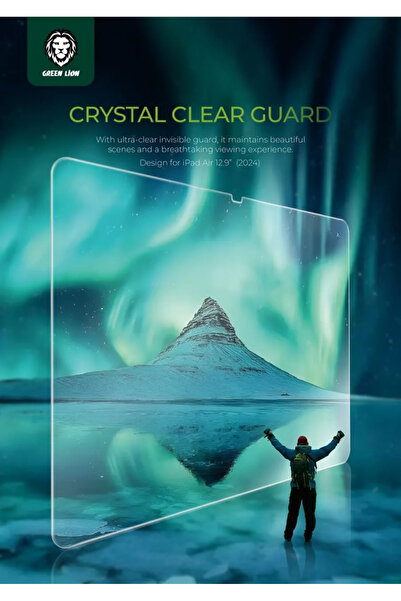 Green Lion واقي شاشة ايباد برو 13 بوصة - شفاف