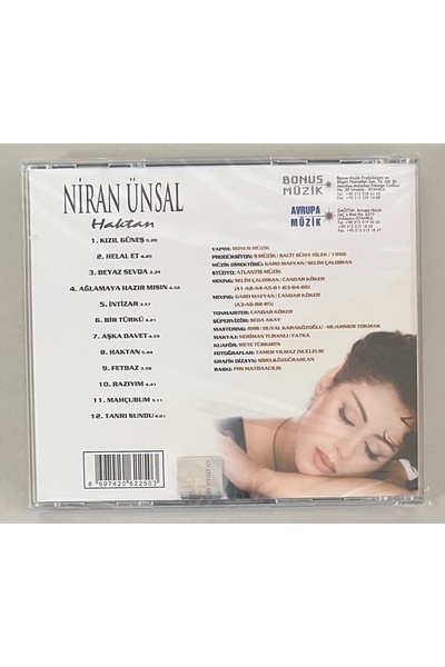 Plakevi İzmir Niran Ünsal Haktan Cd (Zero Period Edition Cd in Original Gelatin)