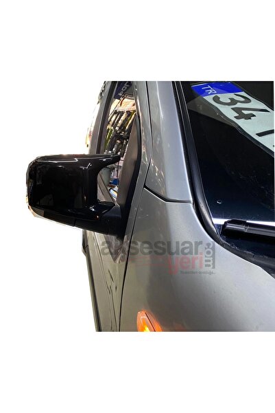 Citroen Nemo Batman Yarasa Ayna Kapağı 2009-2022 Uyumlu Parlak Siyah Piano Black