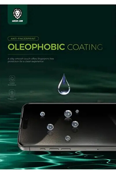 Green Lion زجاج بيكاسو ثلاثي الأبعاد - Ip14Pro - شفاف